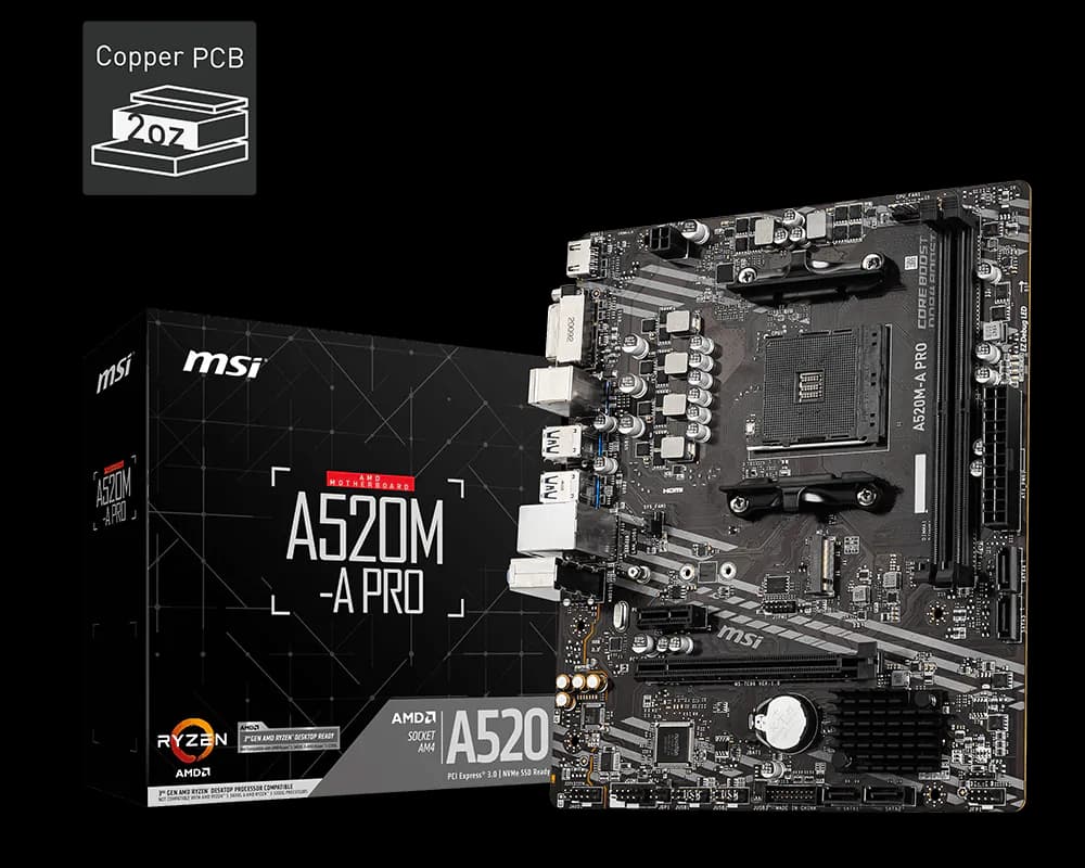 A520M-A PRO — vue 1