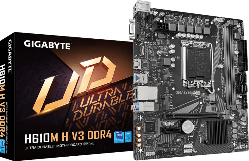 Gigabyte H610M H V3 DDR4 — vue 1