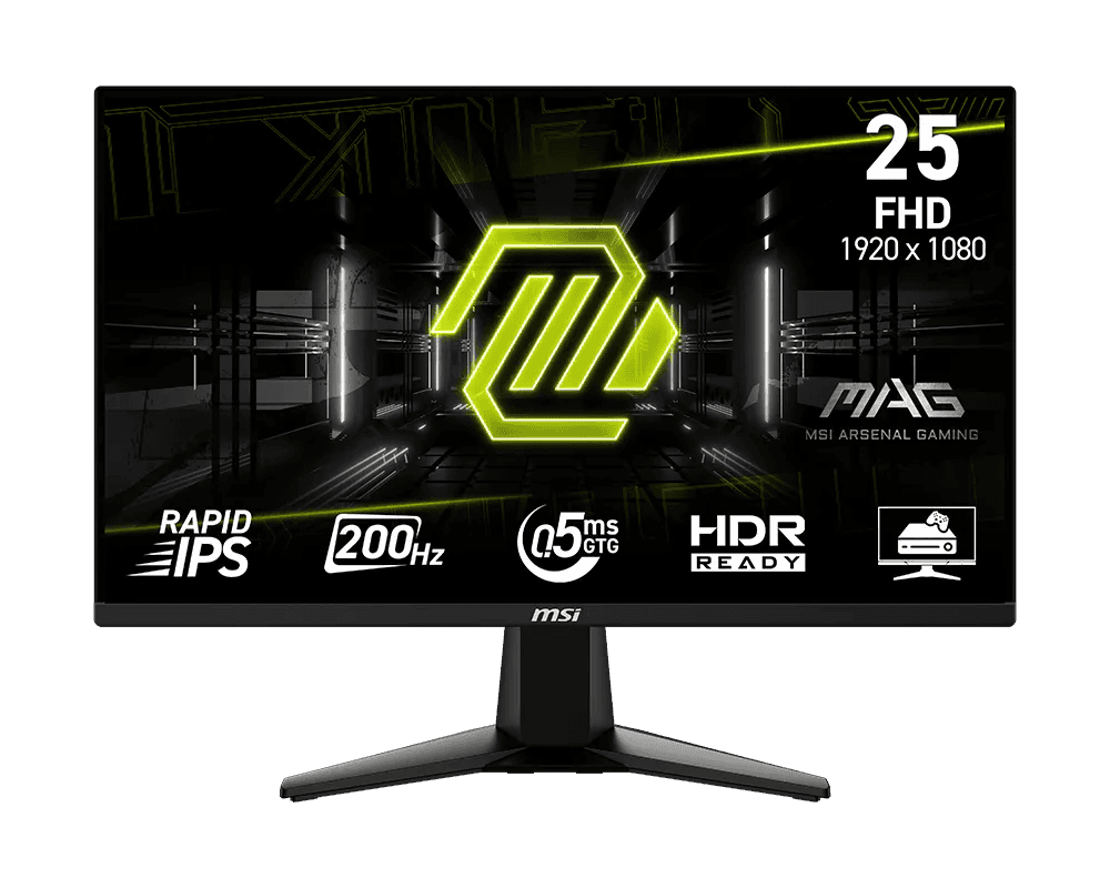 MSI MAG 255F E20 200Hz — vue 1