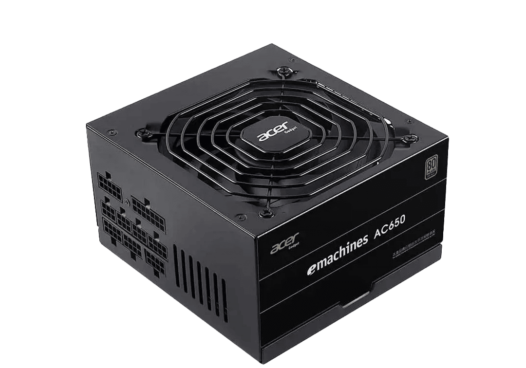 ALIMENTATION ACER 650W 80+BRONZE BLACK — vue 1