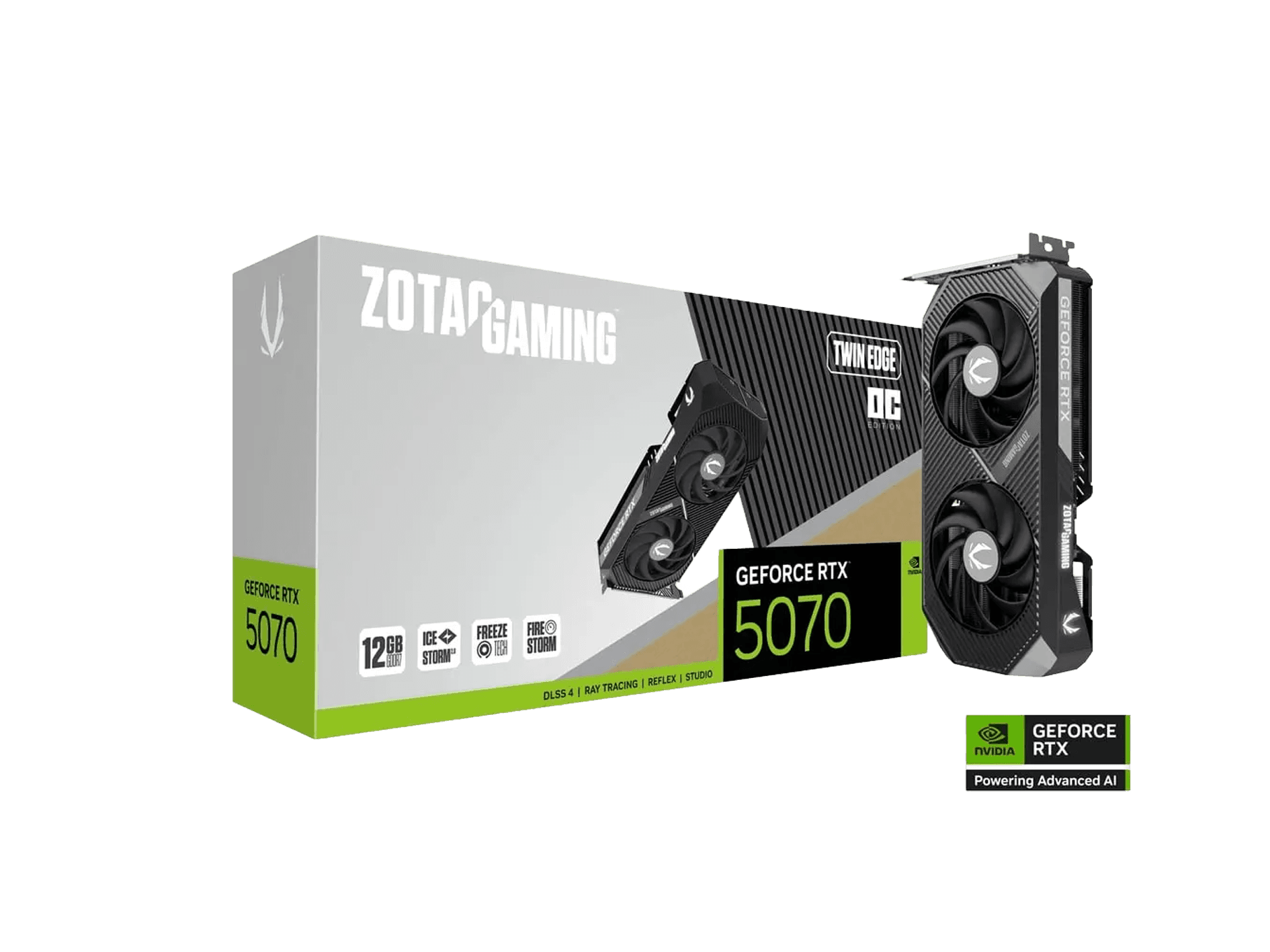 ZOTAC GAMING GeForce RTX 5070 Twin Edge OC 12vram — vue 1