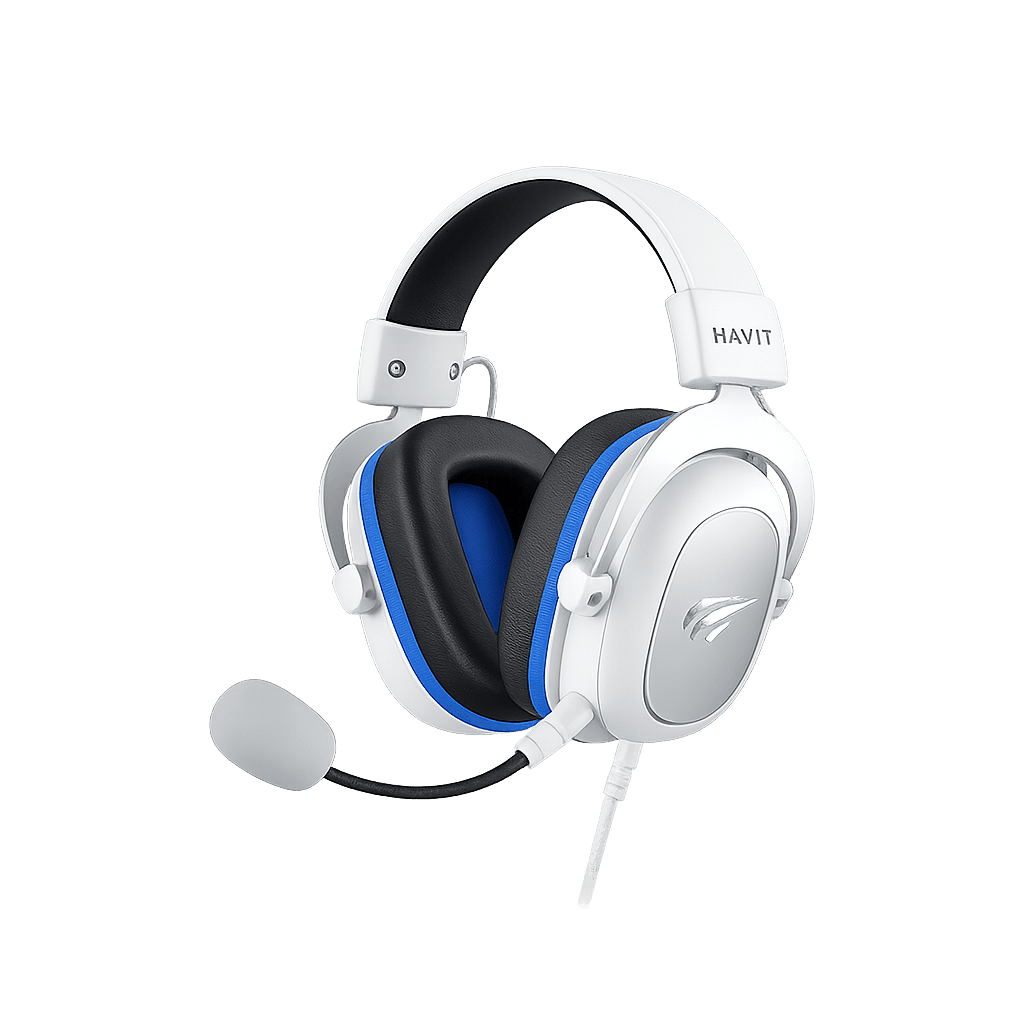 HAVIT Gaming Headphones H2002d 3.5mm WHITE — vue 1